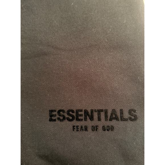 Fear of God ESSENTIALS Stretch Limo Black Men's Sweat Shorts NWT Sz L - Picture 6 of 9